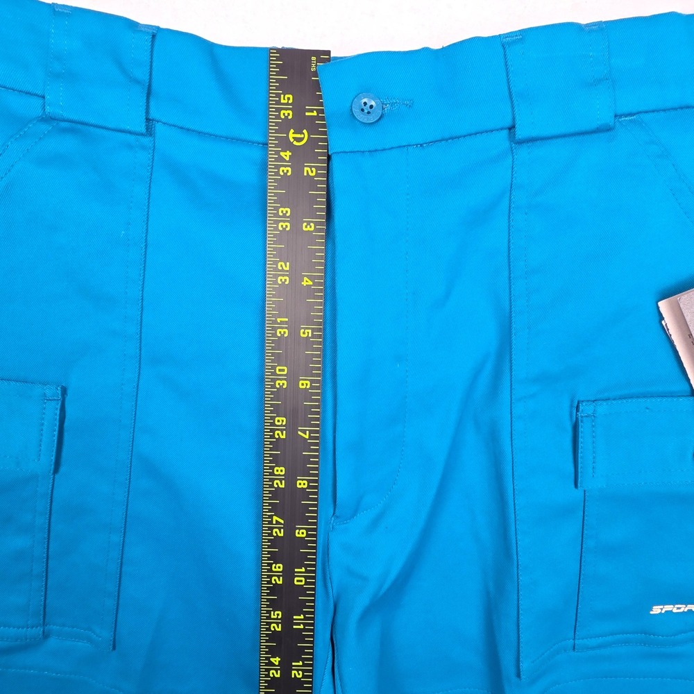 SPORTIF USA Vintage Men's Tahoe Blue Cargo Shorts Rugged Boating Hike Sz 38 NWT‎ - Picture 10 of 11